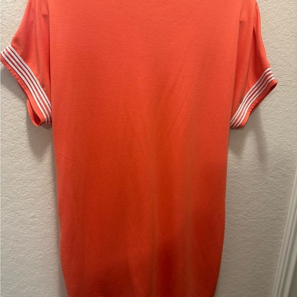 Cabana Life Dress Coral Tides French Terry Embroidery Preppy Coastal Size S - Picture 7 of 7